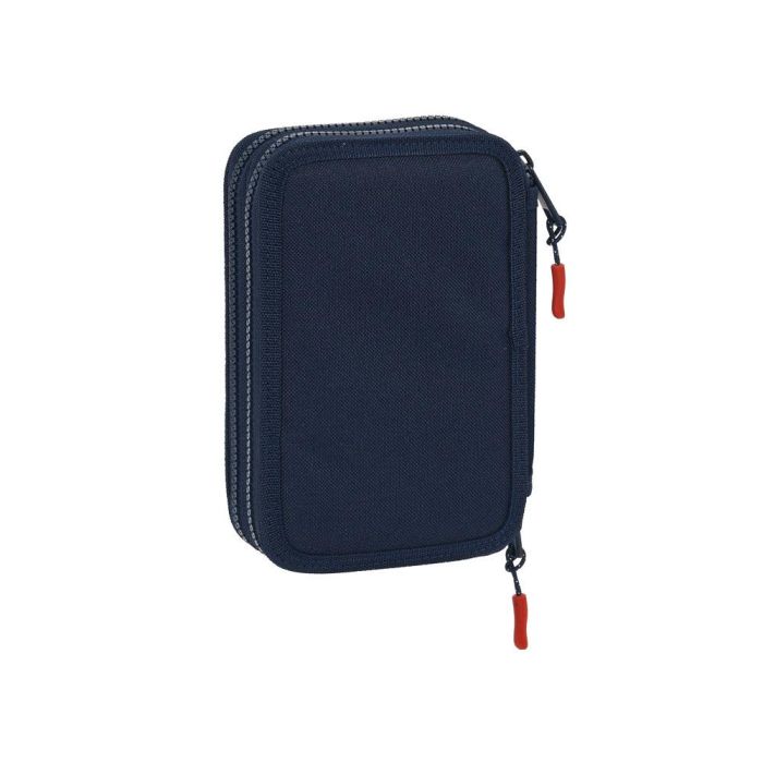 Plumier Doble Munich Flash Azul marino 12.5 x 19.5 x 4 cm (28 piezas) 3