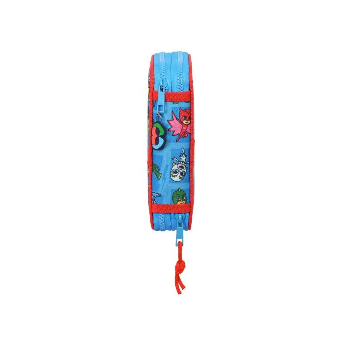 Plumier Doble PJ Masks Azul 12.5 x 19.5 x 4 cm (28 piezas) 4