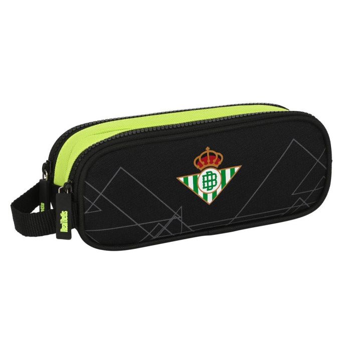 Portatodo Doble Real Betis Balompié Negro Lima 21 x 8 x 6 cm