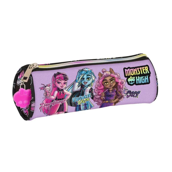 Bolso Escolar Portatodo Safta Redondo Monster High Creep 70x200X70 mm