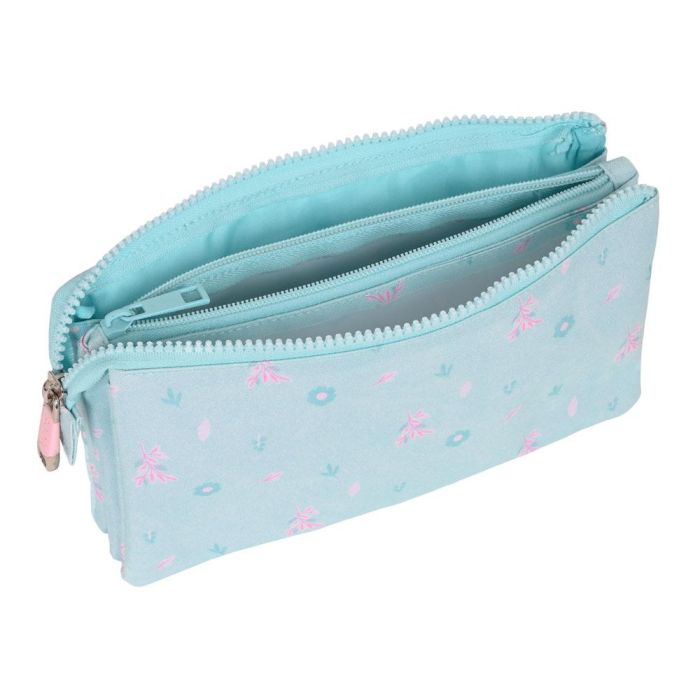 Bolso Escolar Portatodo Safta Triple Moos Garden 120x220X30 mm 1