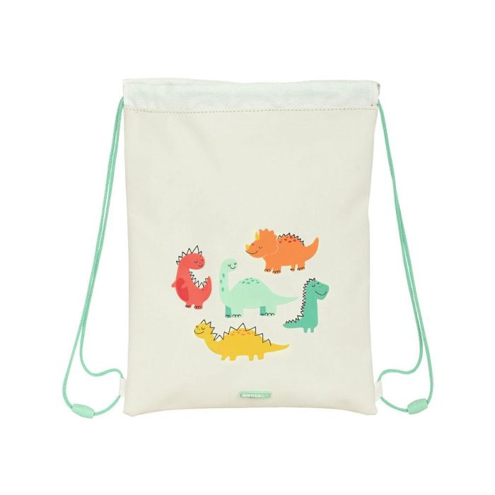 Bolsa Mochila con Cuerdas Safta Dinos Crema