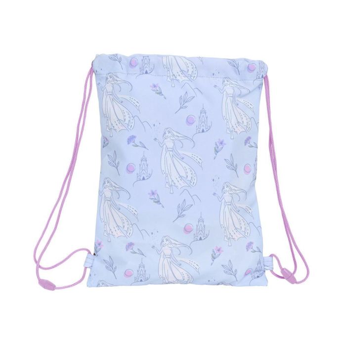 Bolsa Mochila con Cuerdas Frozen Believe Lila 2