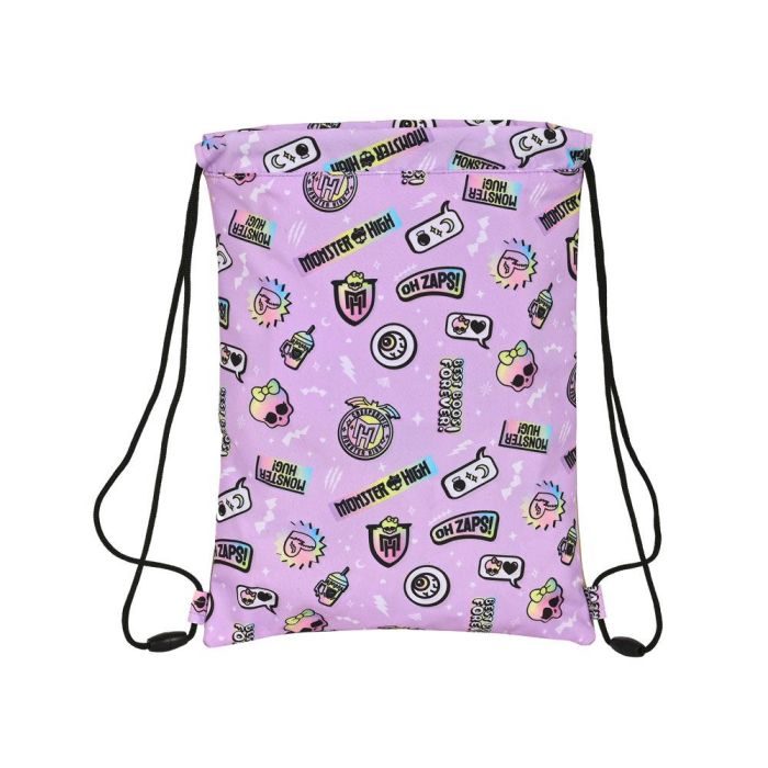 Bolsa Mochila con Cuerdas Monster High Best boos Lila 2