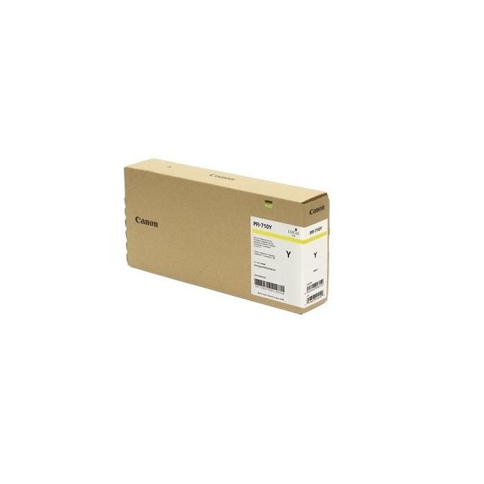 Canon PFI-710 Y Tinta Original Pigmento Amarillo 700ml para imagePROGRAF TX-2000, TX-3000, TX-4000