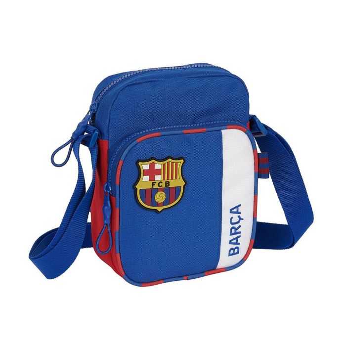 Bolso Bandolera F.C. Barcelona Azul Granate 16 x 22 x 6 cm