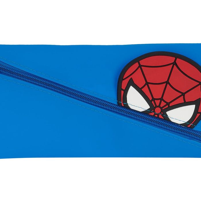 Bolso Escolar Portatodo Safta Silicona Caritas Spiderman 10x230x110 mm