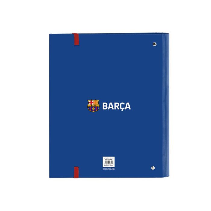 Carpeta de anillas F.C. Barcelona Azul Granate 27 x 32 x 3.5 cm 1