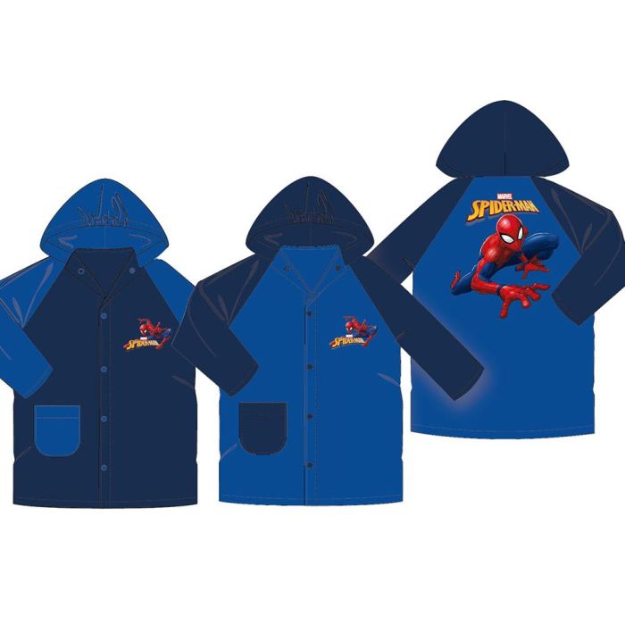 Chubasquero Safta Spiderman Pack De 8 Unidades Tallas Surtidas