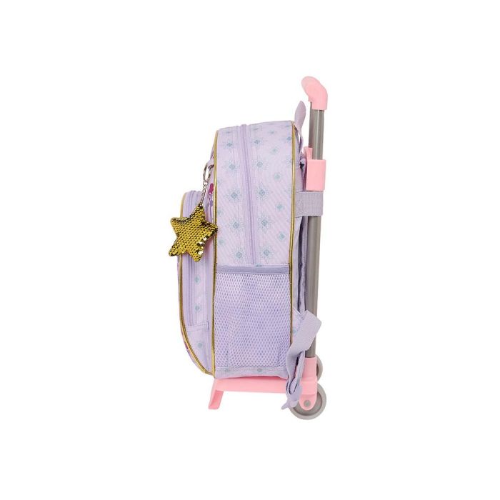 Mochila Escolar con Ruedas Wish Lila 28 x 34 x 10 cm 2