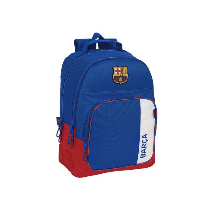 Mochila Escolar F.C. Barcelona Azul Granate 32 x 42 x 15 cm