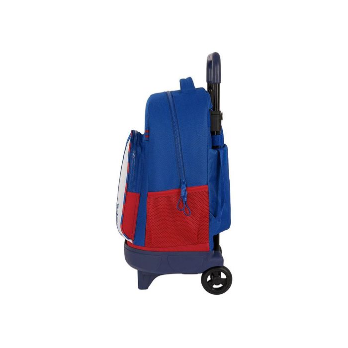 Mochila Escolar con Ruedas F.C. Barcelona Azul Granate 33 X 45 X 22 cm 2