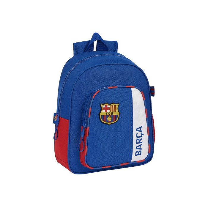 Mochila Escolar F.C. Barcelona Azul Granate 27 x 33 x 10 cm