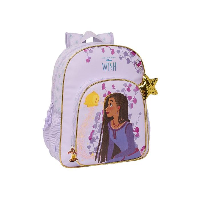 Mochila Escolar Wish Lila 32 X 38 X 12 cm