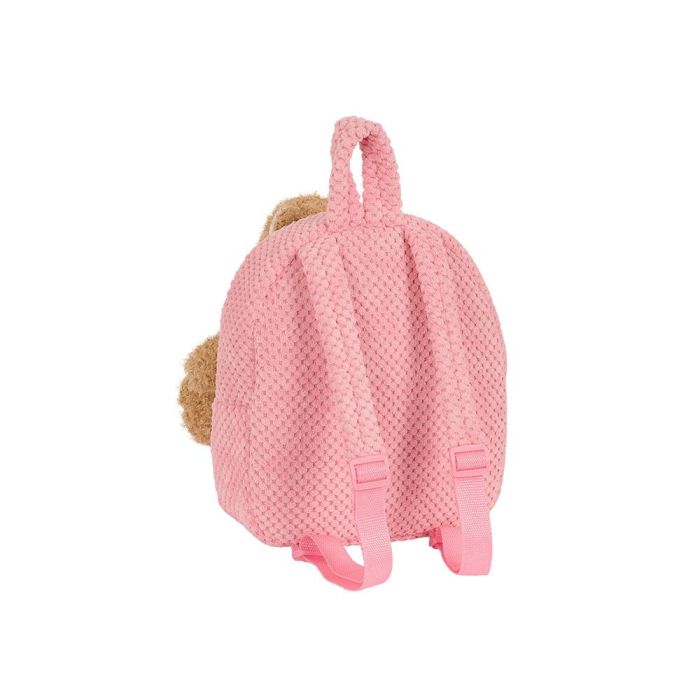 Mochila Safta Preescolar Osito Extraible Rosa 75x230X270 mm 1