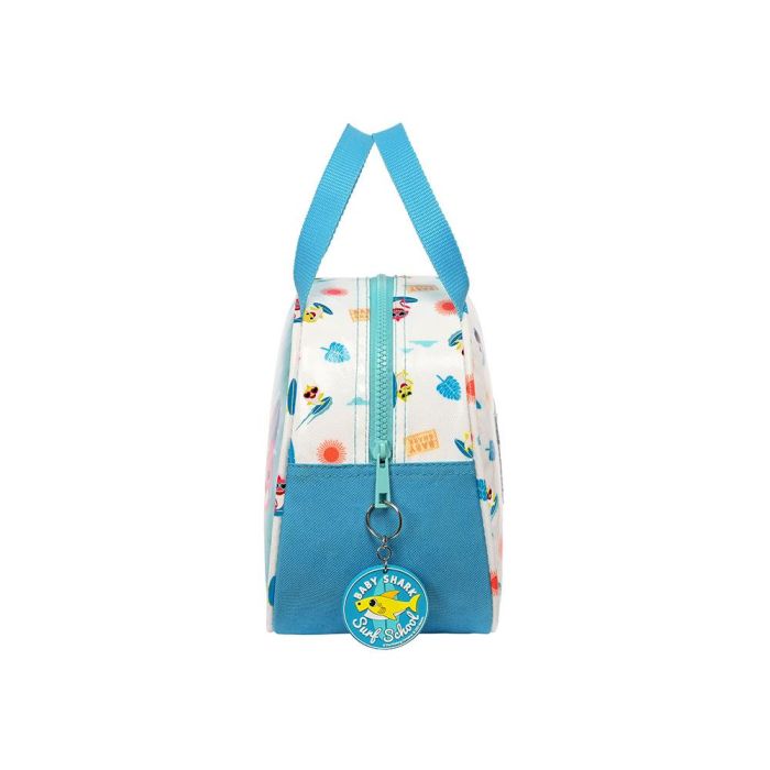 Portameriendas Térmico Baby Shark Surfing Azul Blanco 19 x 22 x 14 cm 3