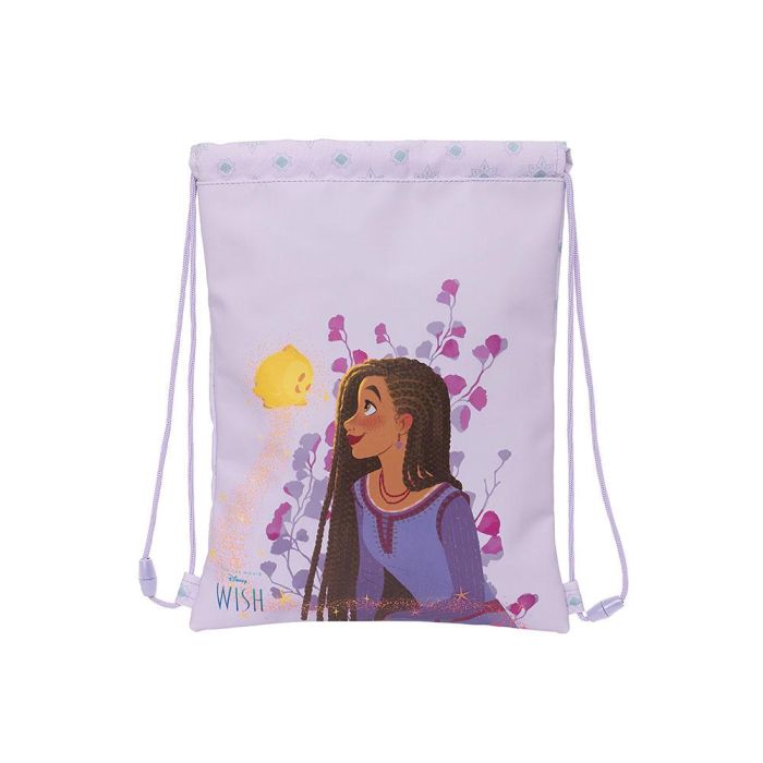 Mochila Saco Infantil Wish Lila 26 x 34 x 1 cm