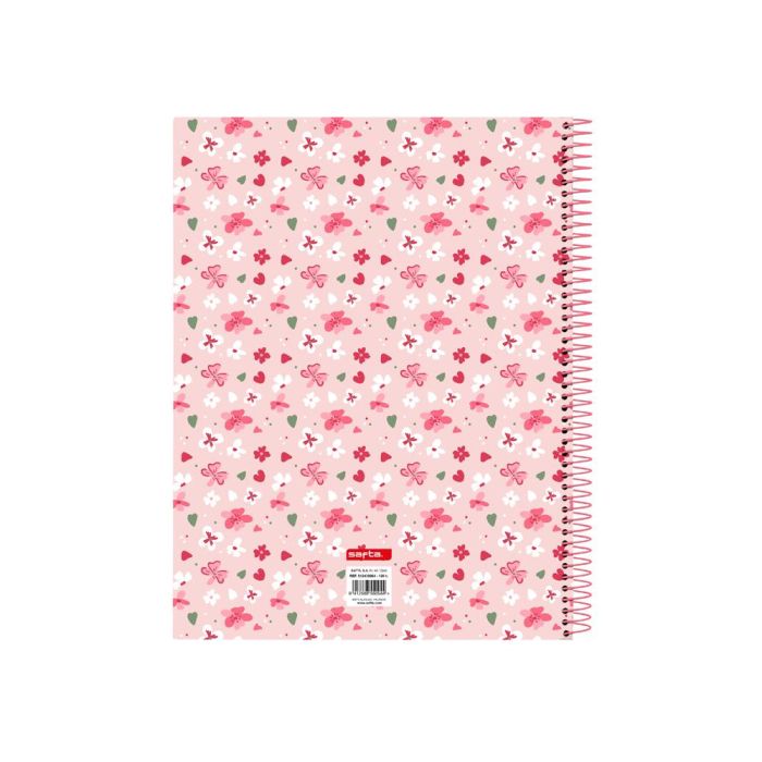 Libreta Vicky Martín Berrocal In bloom Rosa A4 120 Hojas 1