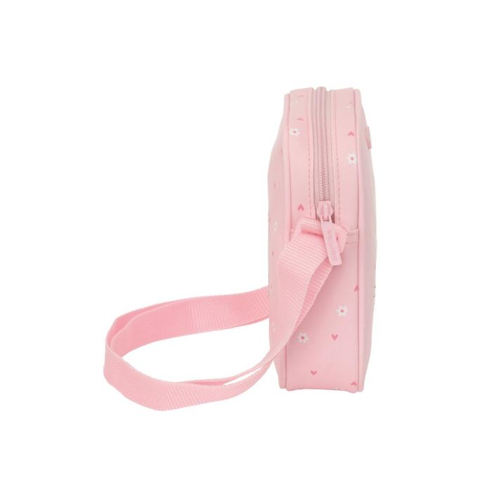 Bolso Bandolera Safta Conejo Rosa 16 x 18 x 4 cm 2