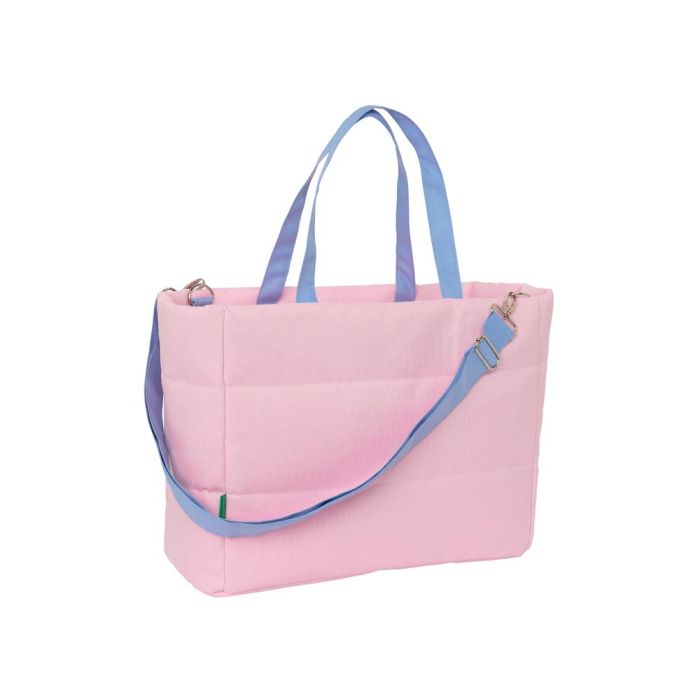 Bolso Benetton Pink Rosa 40 x 31 x 17 cm 1