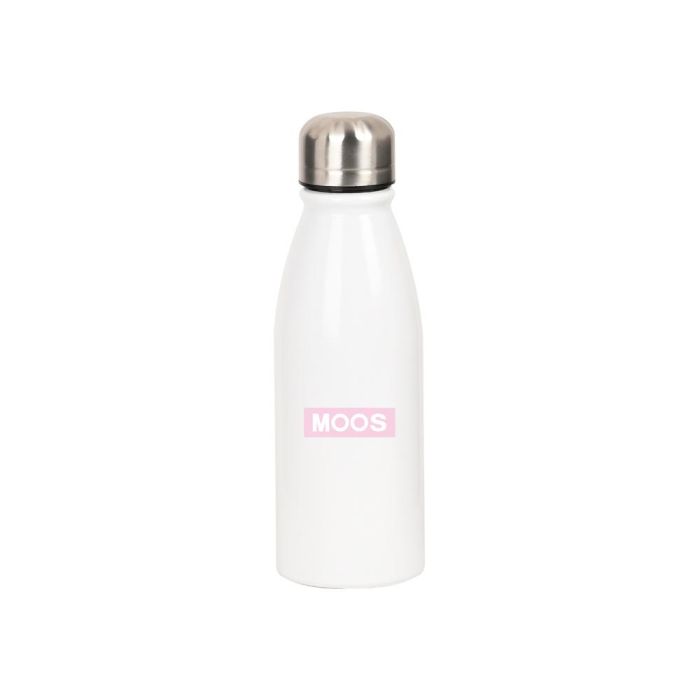 Botella de Agua Moos Butterflies Blanco 500 ml