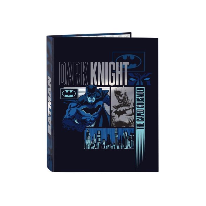 Carpeta de anillas Batman Legendary Azul marino A4 26.5 x 33 x 4 cm