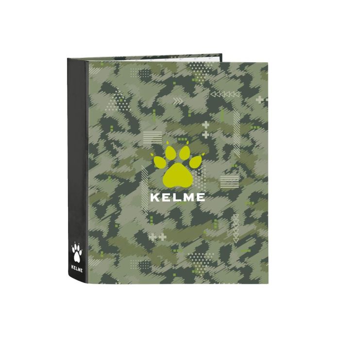 Carpeta de anillas Kelme Travel Negro Verde A4 27 x 33 x 6 cm