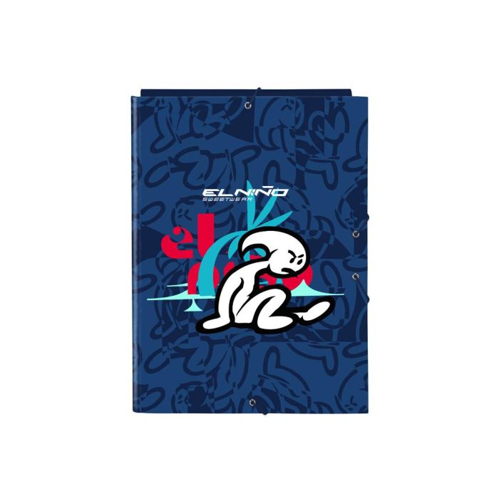 Carpeta El Niño Paradise Azul marino A4