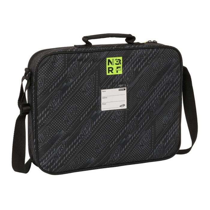 Cartera Escolar Nerf Get ready Negro 38 x 28 x 6 cm 1