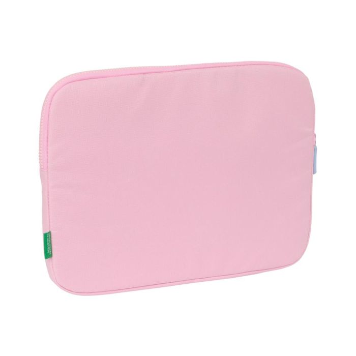 Funda para Portátil Benetton Pink Rosa 15,6'' 39,5 x 27,5 x 3,5 cm 1