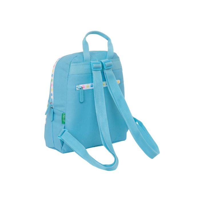 Mochila Benetton Spring Mini Celeste 25 x 30 x 13 cm 1