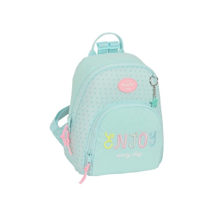 Mochila BlackFit8 Enjoy Mini Verde 25 x 30 x 13 cm