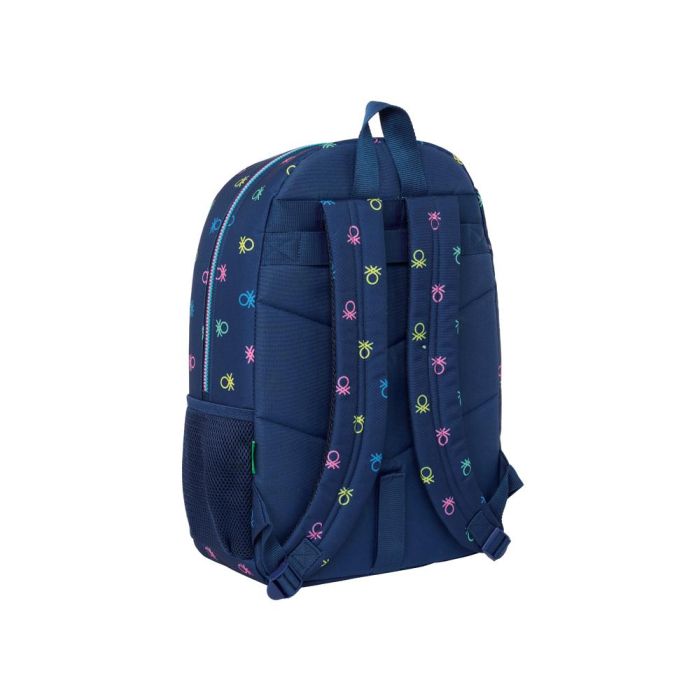 Mochila Escolar Benetton Cool Azul marino 30 x 46 x 14 cm 1