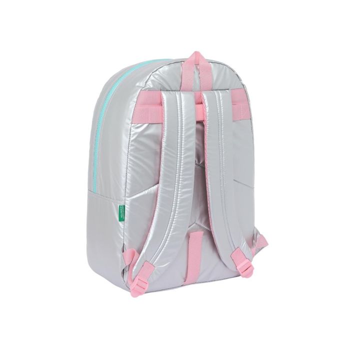 Safta Mochila 19,3 L Adaptable Carro Benetton "Silver" 1