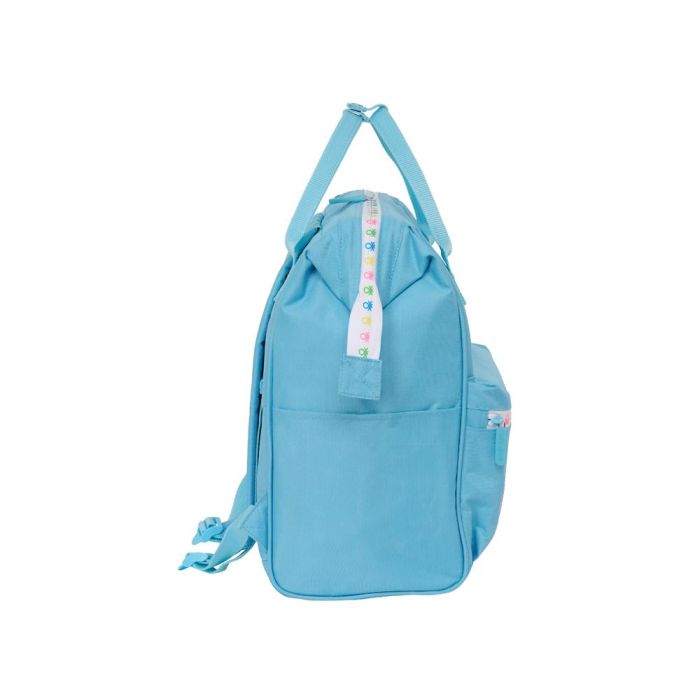 Mochila para Portátil Benetton Spring Azul cielo 27 x 40 x 19 cm 2