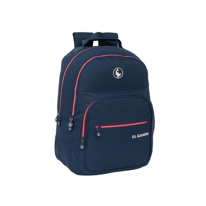 Safta Mochila Doble Adaptable Carro El Ganso "Classic" 20 L Azul