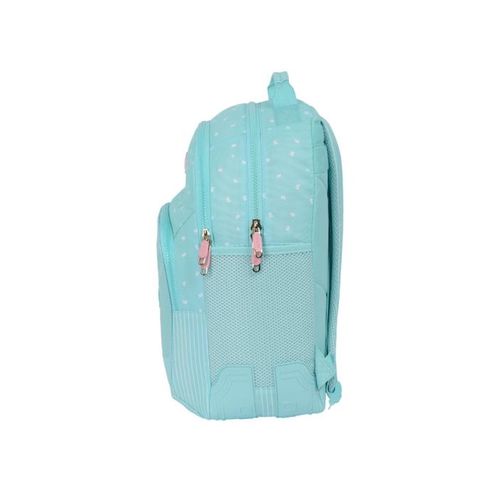 Mochila Safta Doble Con Cantoneras Adaptable A Carro Reciclado Moos Butterflies 150x320X420 mm 2