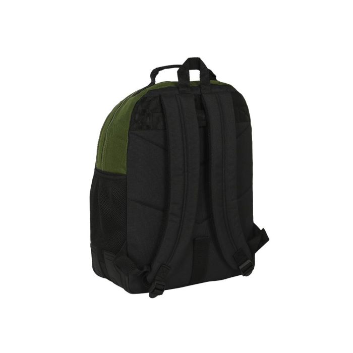 Mochila Escolar Safta Dark forest Negro Verde 32 x 42 x 15 cm 1