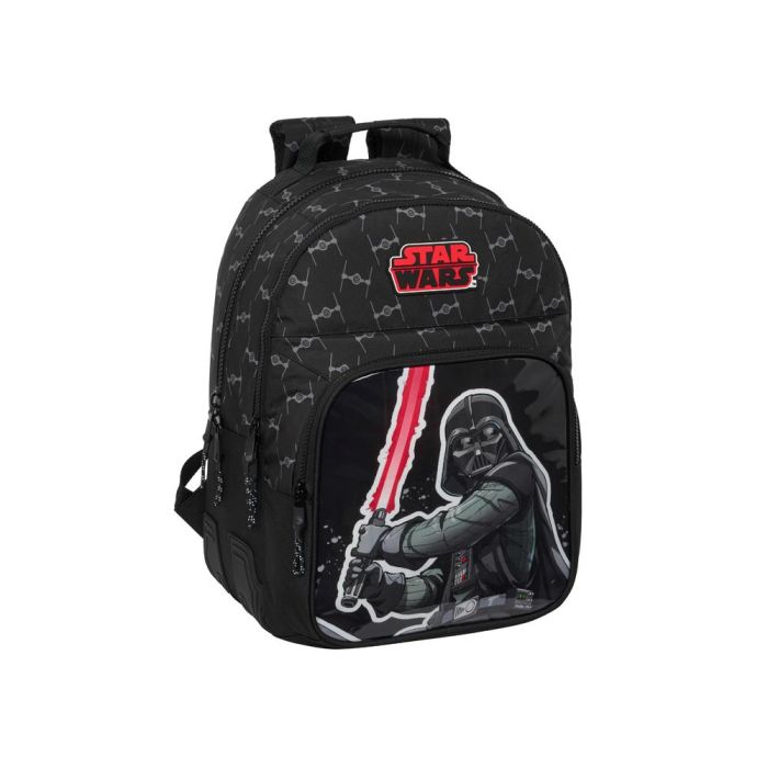 Mochila Escolar Star Wars The fighter Negro 32 x 42 x 15 cm