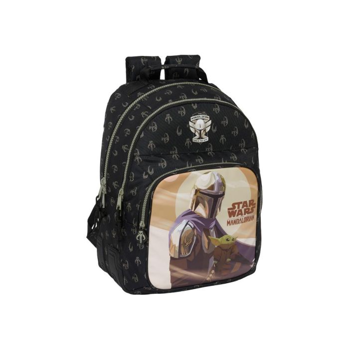 Mochila Escolar The Mandalorian This is the way Negro 32 x 42 x 15 cm