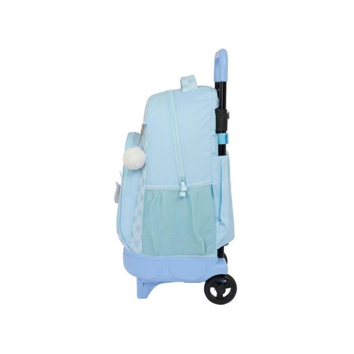 Mochila Escolar con Ruedas Glow Lab Cisnes Azul 33 X 45 X 22 cm 2