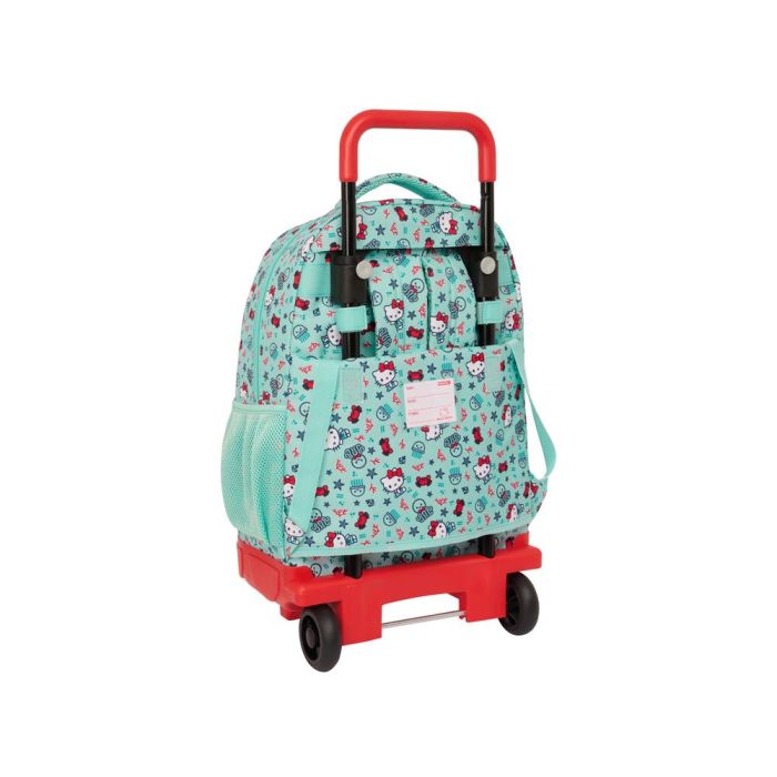 Mochila Safta Grande Con Ruedas Compact Extraible Hello Kitty Sea Lovers 220x330X450 mm 1