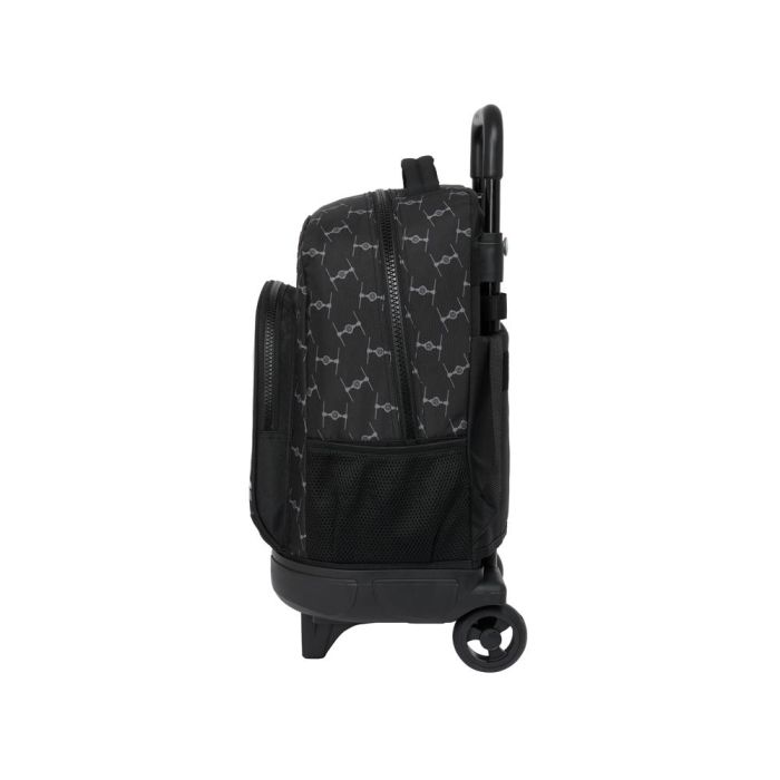 Mochila Escolar con Ruedas Star Wars The fighter Negro 33 X 45 X 22 cm 2