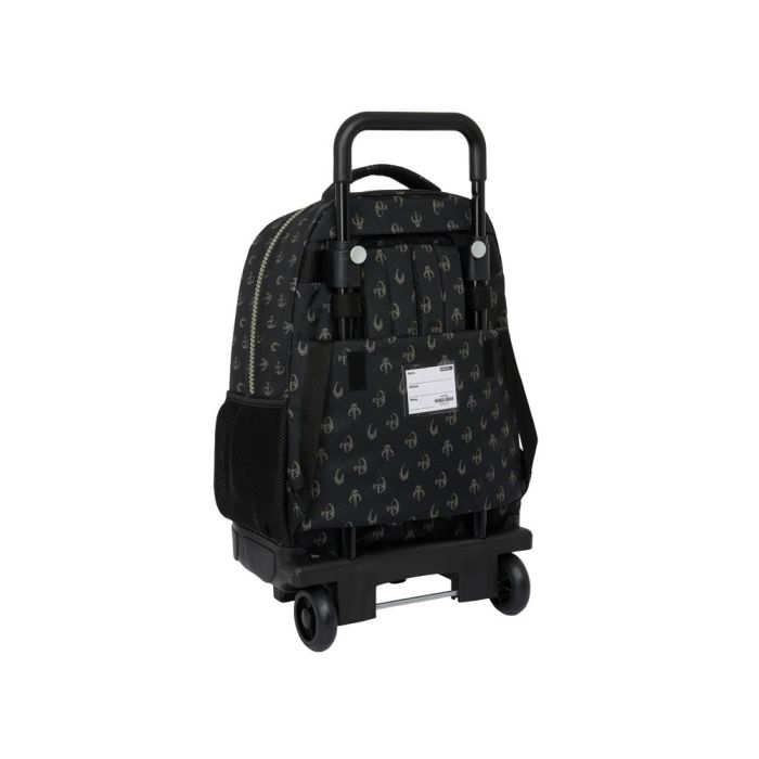 Mochila Escolar con Ruedas The Mandalorian This is the way Negro 33 X 45 X 22 cm 1