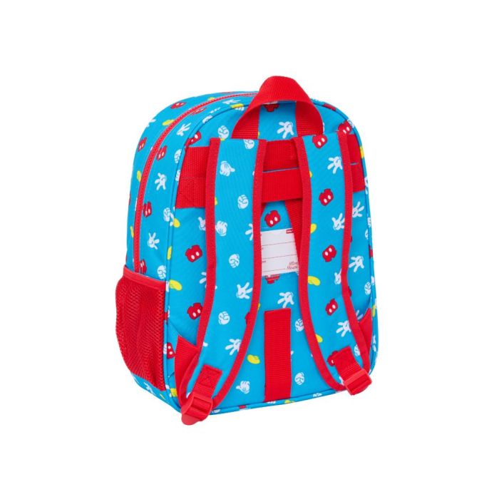 Mochila Escolar Mickey Mouse Clubhouse Fantastic Azul Rojo 26 x 34 x 11 cm 1