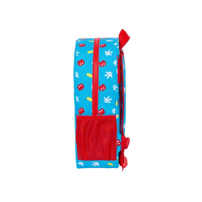 Mochila Escolar Mickey Mouse Clubhouse Fantastic Azul Rojo 26 x 34 x 11 cm 2