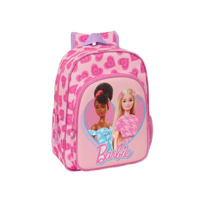 Mochila Escolar Barbie Love Rosa 26 x 34 x 11 cm