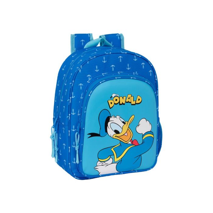 Mochila infantil adapt.carro donald infantil 26x34x11cm