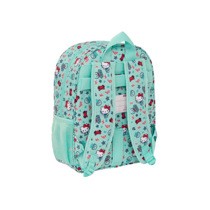 Mochila Safta Infantil Adaptable A Carro Hello Kitty Sea Lovers 110x260X340 mm 1