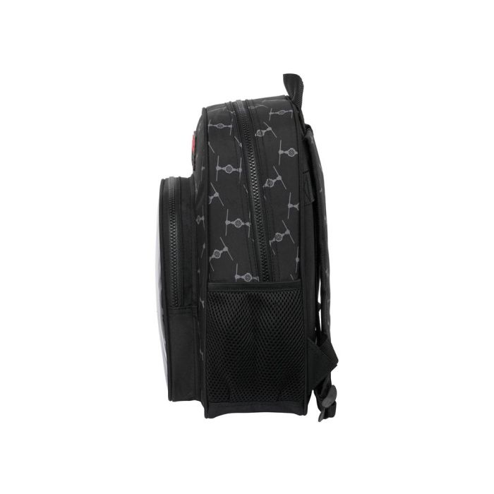 Mochila Escolar Star Wars The fighter Negro 27 x 33 x 10 cm 2